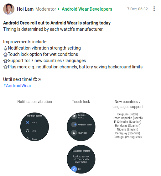 Android wear oreo hot sale