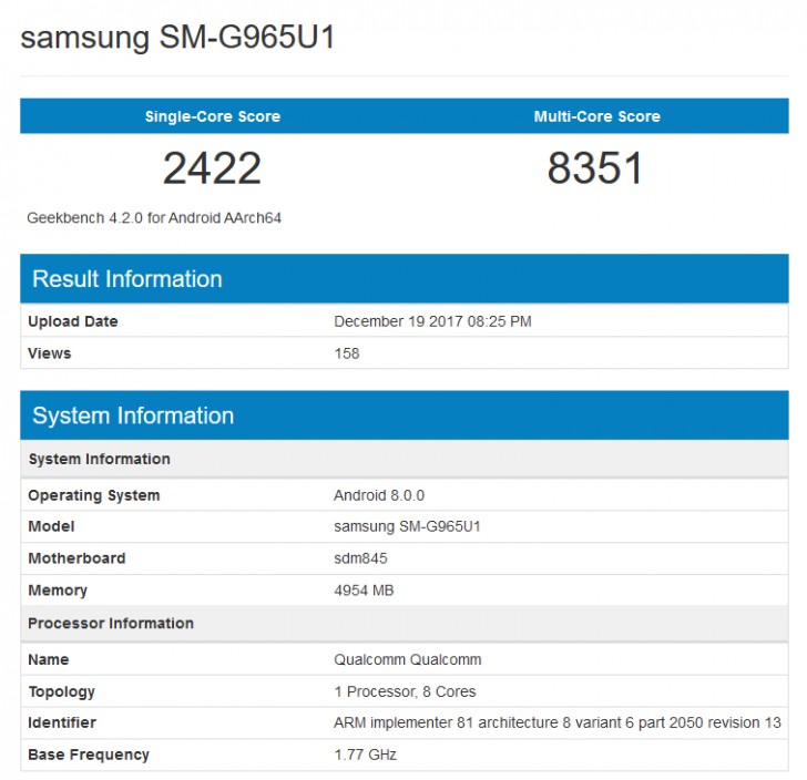 gsm arena samsung s9