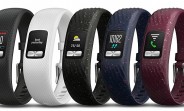 Garmin vivofit 4 activity tracker features always-on color display, over 1 year battery life