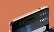 The 5MP selfie cam on the Nokia 9 will actually be a dual camera