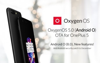 Android 8.0 Oreo update now rolling out to the OnePlus 5