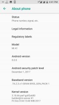 Xiaomi Mi A1 Android Oreo screenshots