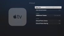 HomeKit status shown in Apple TV iCloud settings