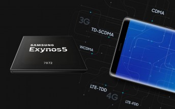 Exynos 7872 unveiled: hexa-core CPU with A73 cores, plus an iris scanner
