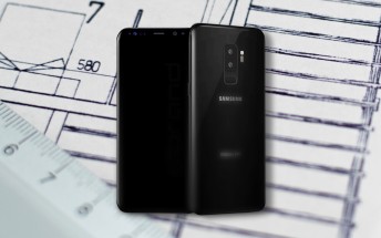 CAD schematics highlight the miniscule design changes for the Galaxy S9