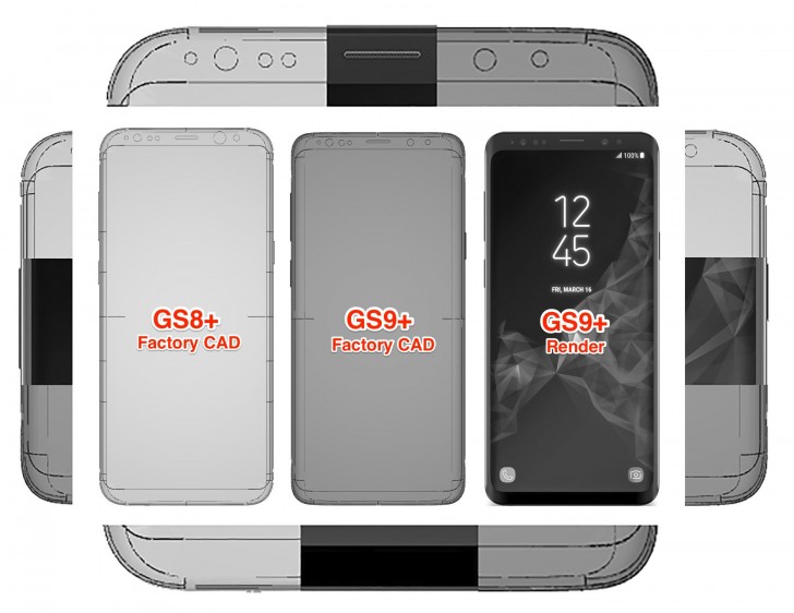 Samsung Galaxy S9/S9+ dimensions and size comparison - PhoneArena