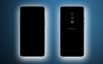 Meizu 15 appears in renders, to have dual-curved display