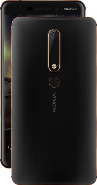 Second generation Nokia 6 in Black and Silver