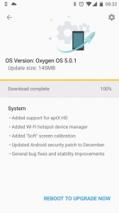 Oxygen OS 5.0.1 for OnePlus 3 and 3T