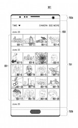 Patent drawings of putting the selfie camera, earpiece and sensors behind the screen