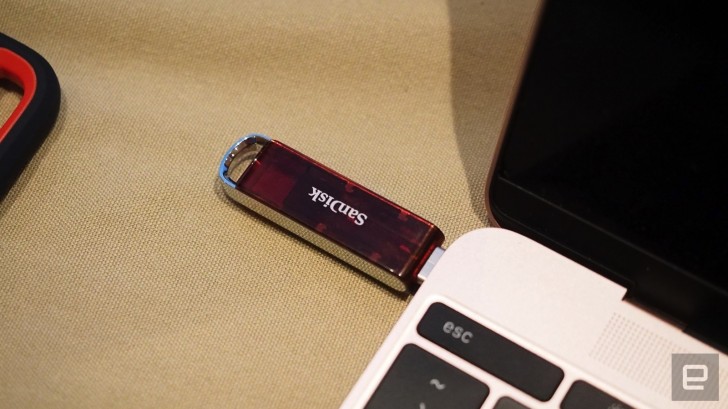 SanDisk reveals the world's smallest 1TB USB-C flash drive -   news