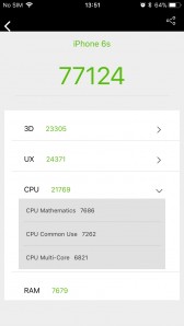 iPhone 6s: AnTuTu (after)
