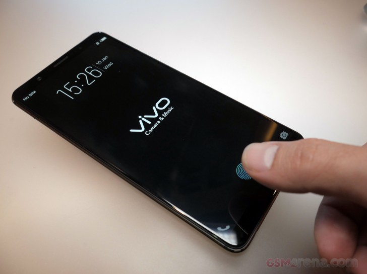 vivo ka fingerprint phone