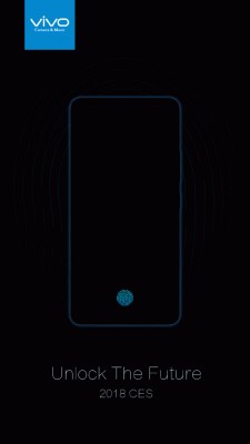 Vivo's teaser for the first phone with an in-screen fingerprint reader