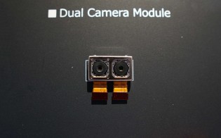 Closer look of the dual cam module and the Fusion ISP