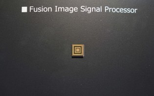 Closer look of the dual cam module and the Fusion ISP