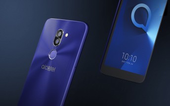 alcatel 3-series phones unveiled: sub-€200 price tag for 18:9 screens and dual cameras