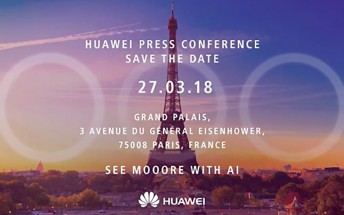 Huawei confirms three-cam Huawei P20 with its latest press invite
