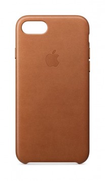 iPhone 8 leather case in Saddle Brown