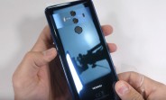Huawei Mate 10 Pro undergoes scratch, burn, and bend testing