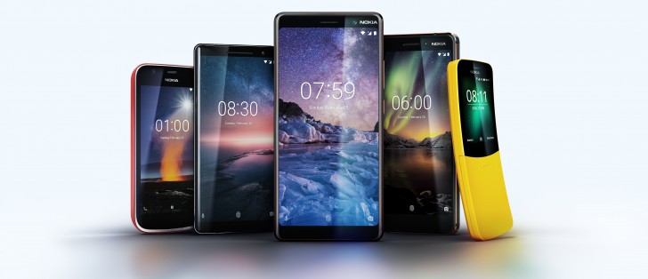 6 new Nokia smartphones announced across different price ranges