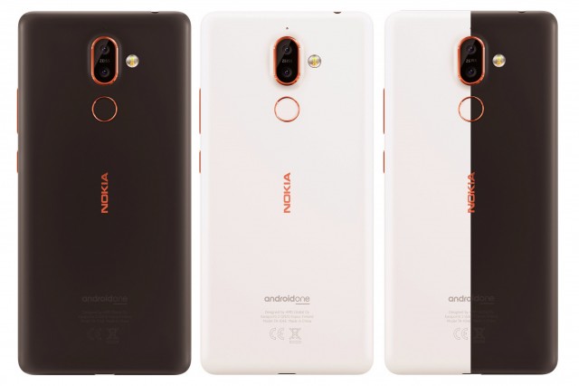 Nokia 7 Plus in Black, White and a comparison