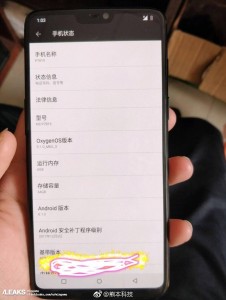 Alleged photos of the OnePlus 6