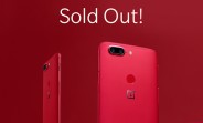 OnePlus 5T Lava Red officially sold out in North America