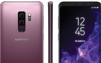 Samsung Galaxy S9 and S9+ in Lilac Purple get leaked press renders