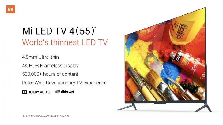 XiaoMi Smart TV 55” inch LED 4K A55