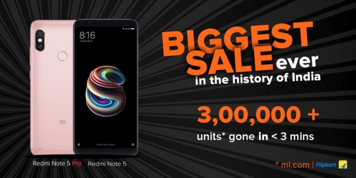Xiaomi sells out Redmi Note 5 Pro in seconds