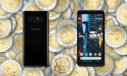 Deals: new Pixel 2 XL for €700, new Galaxy Note8 for €616 (dual SIM)