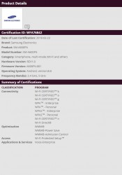 Samsung SM-A600FN (possible Galaxy A6) Wi-Fi certification