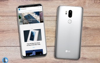 Notch and no bezel - renders show the LG G7 
