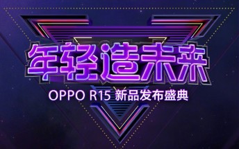 Oppo R15 to go official on March 31 with a 16MP Sony IMX519-based camera