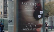 Huawei confirms P20 Pro's name with a billboard in Barcelona