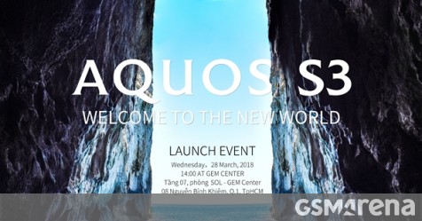 Sharp Aquos S3 Will Be Announced On March 28 Gsmarena Com News