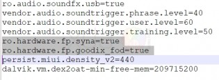 In-display fingerprint reader references