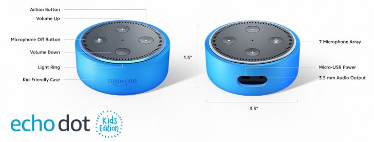 amazon echo dot controls