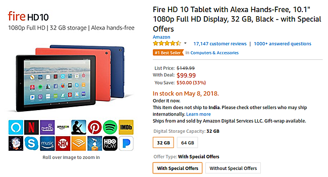 Fire HD 10 or 8: which size is best?