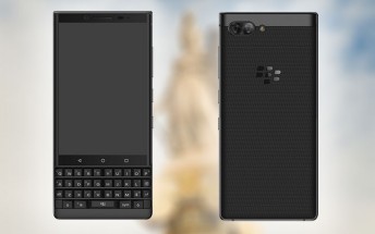 Dual-camera BlackBerry with QWERTY appears in renders