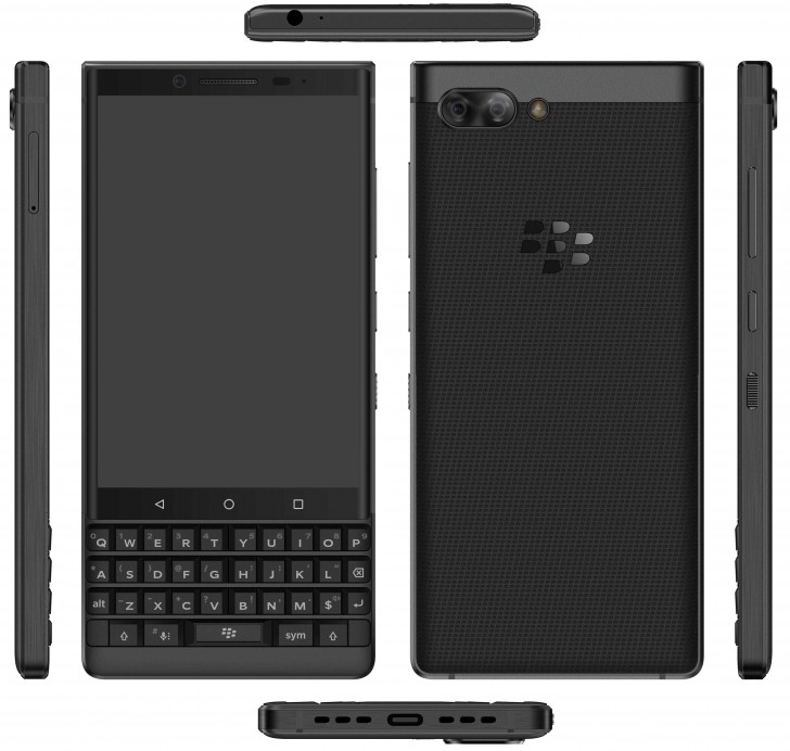 Dual-camera BlackBerry with QWERTY appears in renders