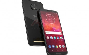 Moto Z3 Play shows off dual rear cameras and 18:9 screen in leaked press render