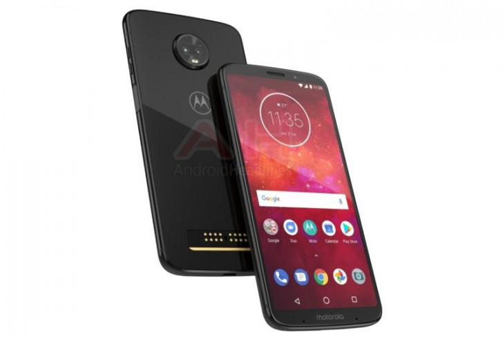 Moto Z3 Play shows off dual rear cameras and 18:9 screen in leaked ...
