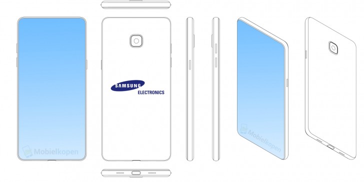 Samsung patents notched and full screen designs