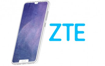 ZTE patents another dual notch display smartphone design