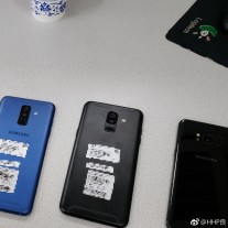 Galaxy A6+ (2018) (and S8 to the side?)