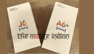 Samsung Galaxy A6+ (2018) and Galaxy J6 (2018) retail boxes (allegedly)