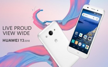 Huawei Y3 (2018) is official with Android Oreo (Go Edition)
