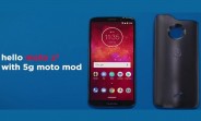 Moto Z3 Play with 5G Moto Mod appears in live images